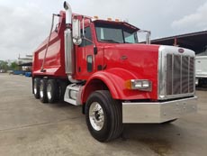 Peterbilt Tri-Axle Dump Truck Mule - Passenger Front Angle 