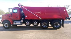 Peterbilt Quad Red - Driver Side